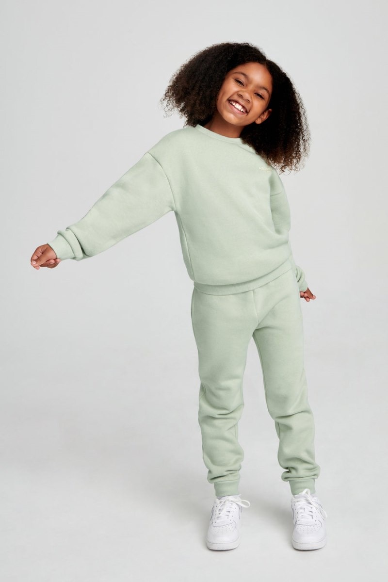 Meshki Phoenix Kids Unisex Crewneck レディース セーター ライト緑 日本 | V0D-8122